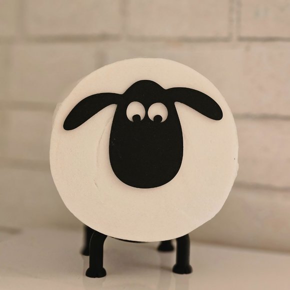 Sheep Toilet Paper Roll Holder- Fun Bathroom Decor, Toilet Roll Holder - Picture 6 of 10